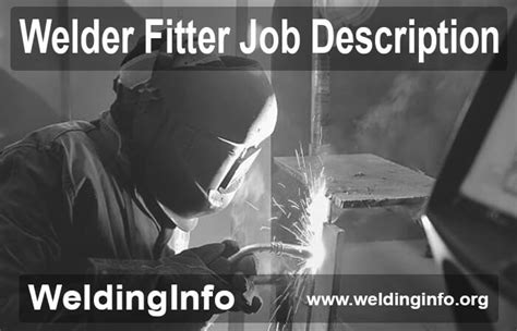 metal fabricator welder job description|welder fitter job duties.